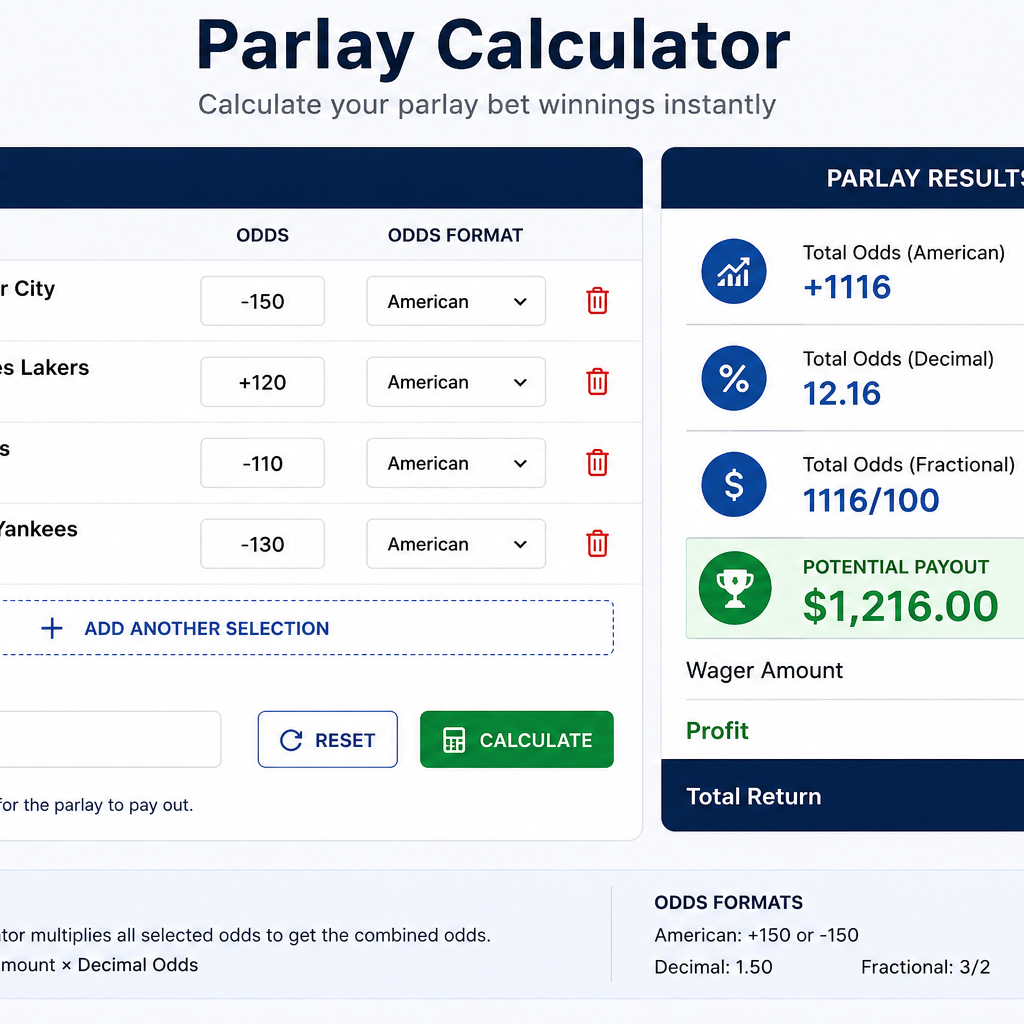 Parlay  Calculator